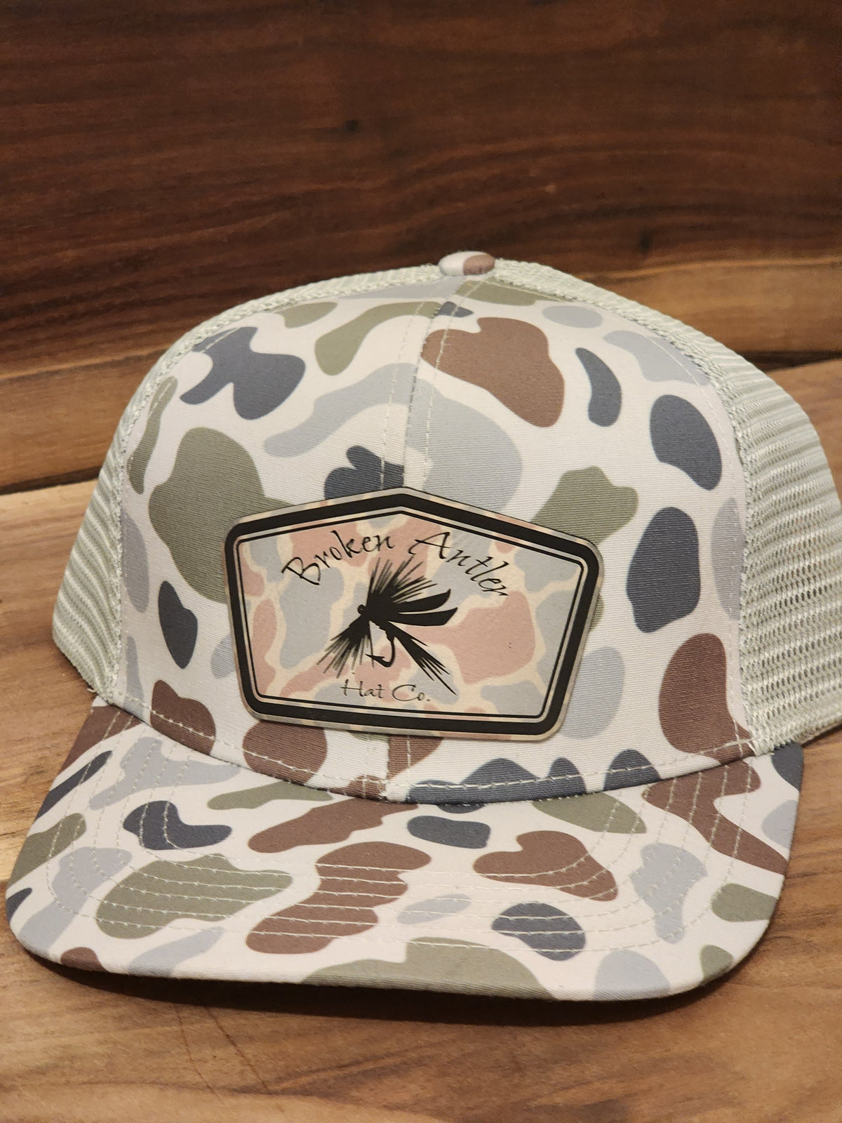 Broken Antler Hat Co. - The Fly RiverRock Camo Patch Hat